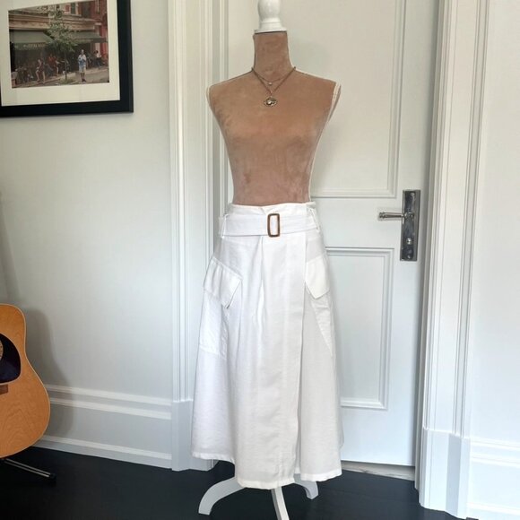VINCE Size 4 Belted Utility Skirt - Picture 1 of 8